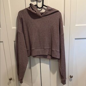 Alo Women's Ribbed cropped Jodie Sweater